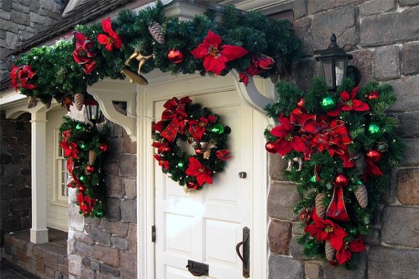 Una Casa Canadiense Decorada Para Navidad