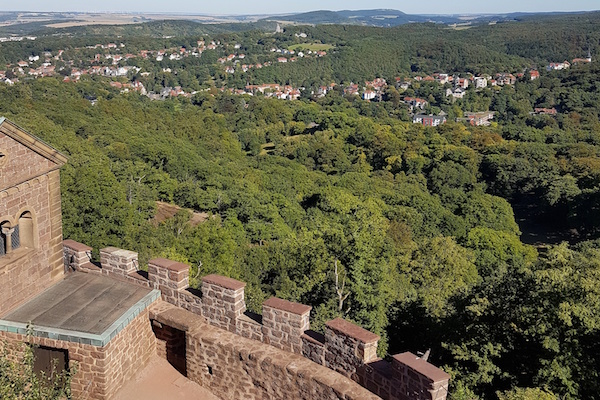 La Vista Desde la Torre del Castillo de Wartburg